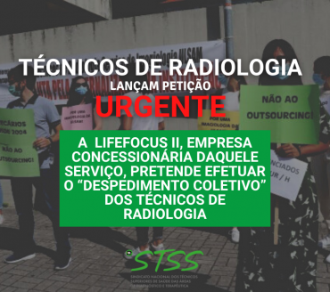 ULS Alto Minho - Técnicos de Radiologia lançam petição contra despedimento coletivo pela empresa LiveFocus II